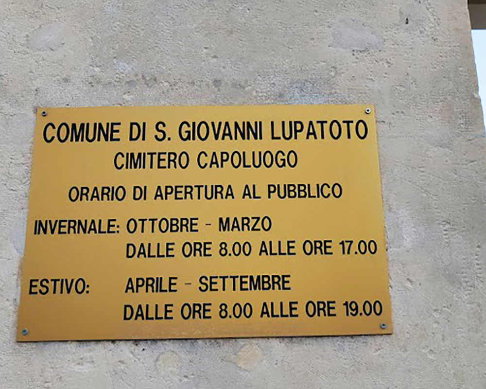 Cimitero San Giovanni Lupatoto, istituita Unità di Progetto