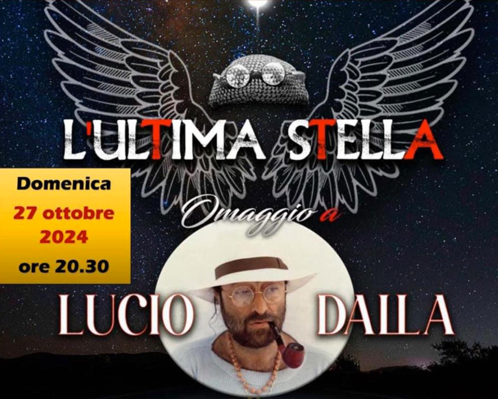 Domenica 27 ottobre al Teatro Astra di San Giovanni Lupatoto, serata dedicata a Lucio Dalla con gli Amici del Tesoro