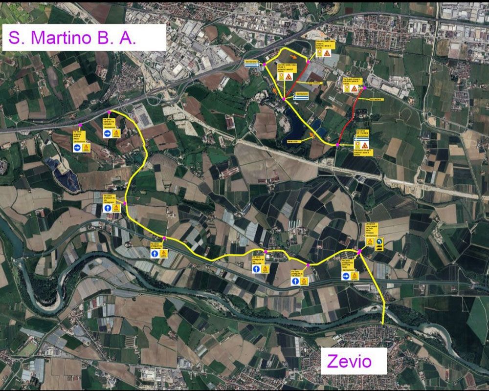 Viabilità modificata a Zevio