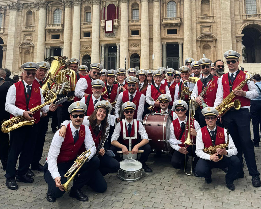Banda Tognetti di Perzacco ha suonato per il nuovo papa