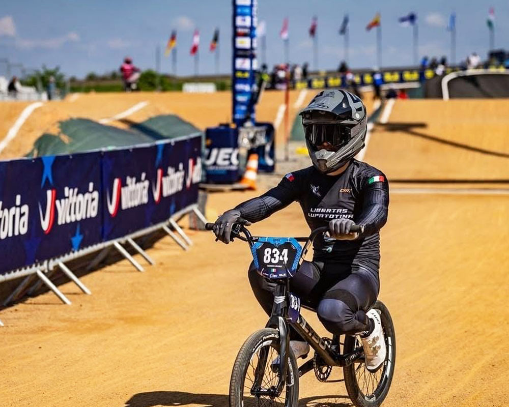 Thomas Ligabò, Bmx Libertas Lupatotina, alla Coppa del Mondo in Francia