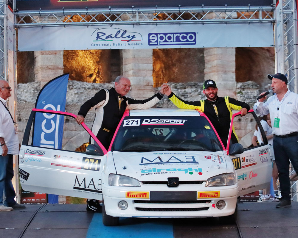 Paolo e Alessandro Scappini al Rally Due Valli