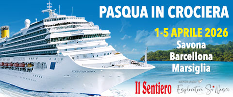 Pasqua in Crociera con il mensile Il Sentiero e l'agenzia di viaggi Esploratori si Nasce