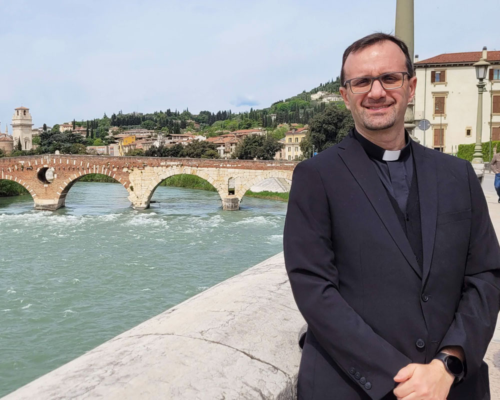 il lupatotino don Gabriele Pesce, sacerdote in nunziatura