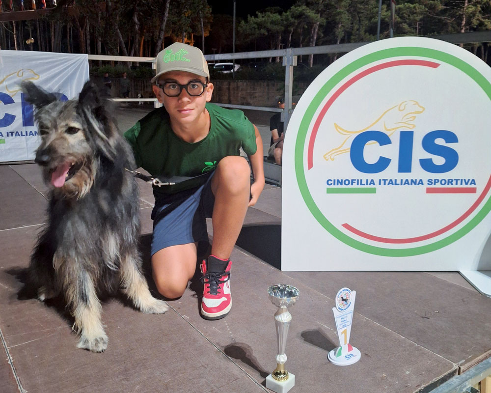 Matteo Picello trionfa ai campionati italiani di Cinofilia sportiva
