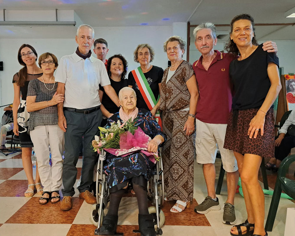 Agnese Mantovanelli di Zevio ha spento 100 candeline