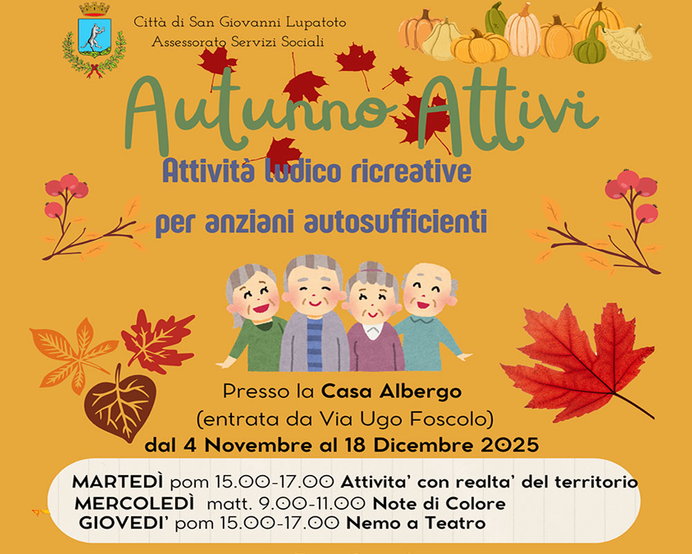 Autunno Attivi a San Giovanni Lupatoto