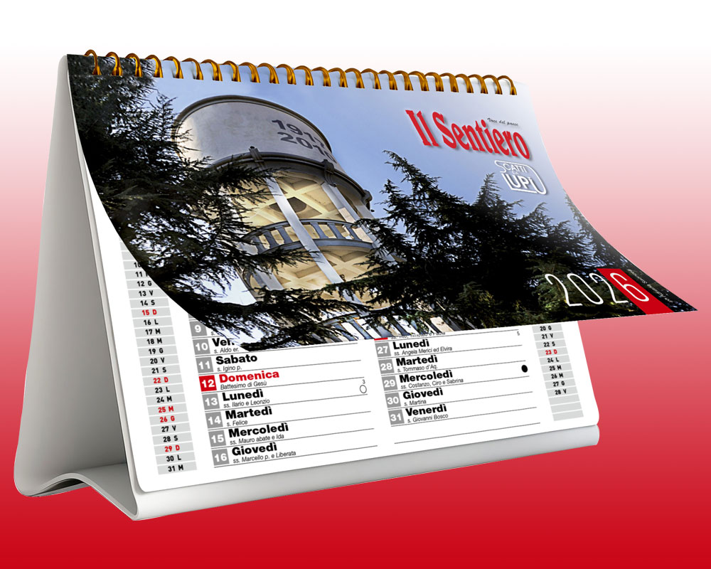 Il Sentiero calendario 2026 in collaborazione con l'associazione Scatti da Lupi