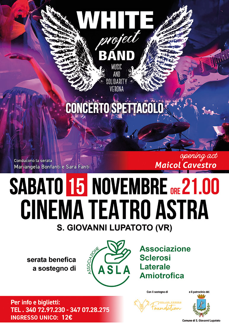 White-Project-Band-San-Giovanni-Lupatoto White Project Band a San Giovanni Lupatoto, in concerto a favore di Asla