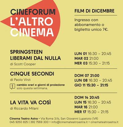 Cineforum Teatro Astra San Giovanni Lupatoto