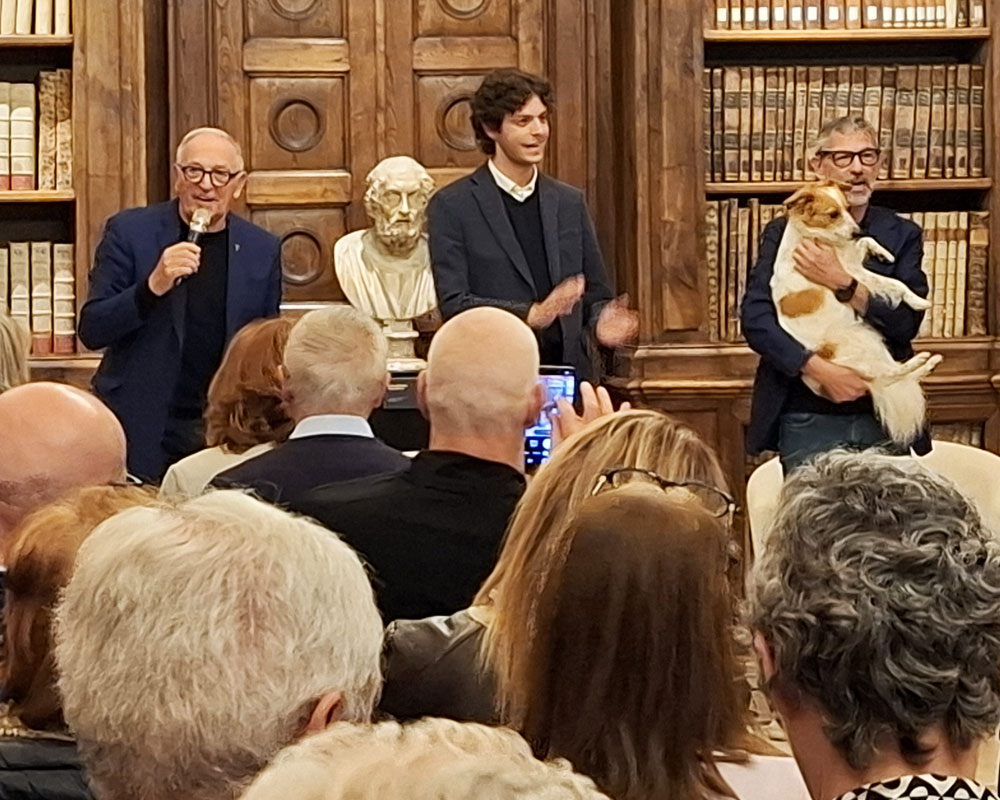 Presentazione in Biblioteca Capitolare di Verona del libro di mons. Bruno Fasani, Il cane che parlò all'uomo