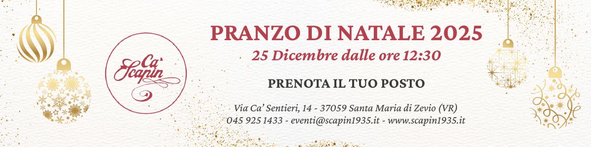 Scapin pranzo di Natale 2025