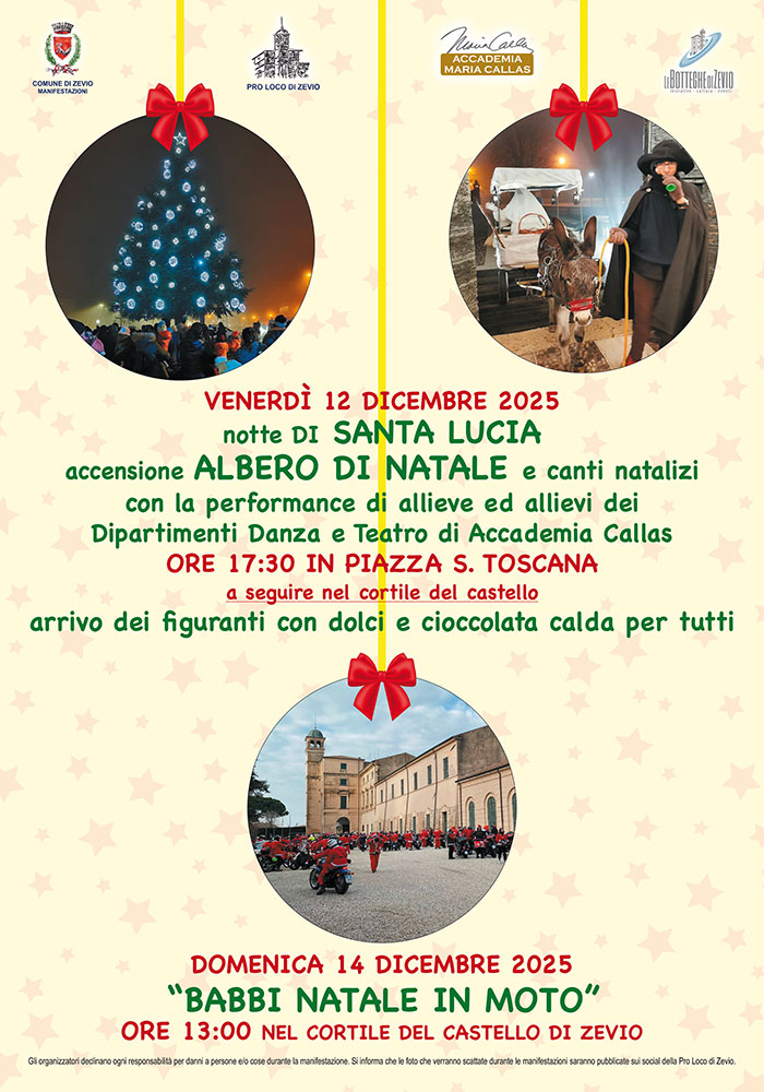 Zevio-Santa-Lucia-e-Natale-2025 Zevio Santa Lucia e Babbi Natale in moto 2025