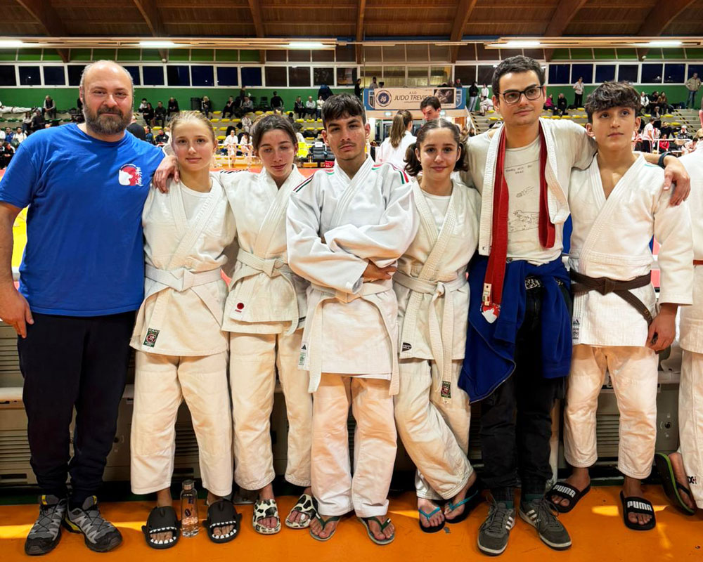 Gli atleti del Judo della Libertas Lupatotina