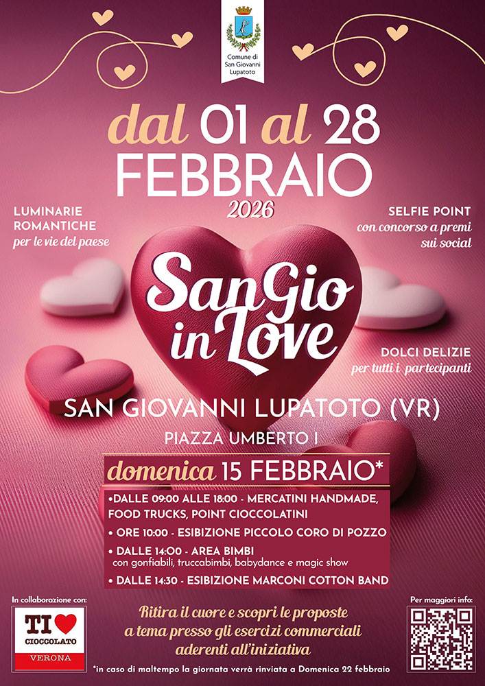 Sangio-in-Love-febbraio-2026 SanGiò in Love accende l'amore a San Giovanni Lupatoto
