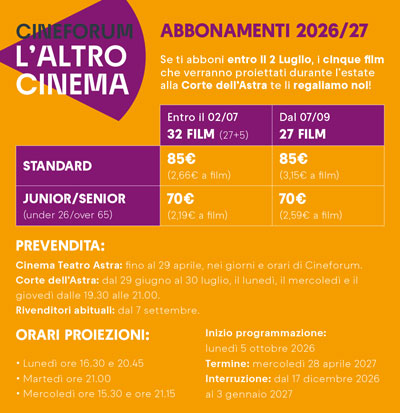 Cineforum Teatro Astra San Giovanni Lupatoto