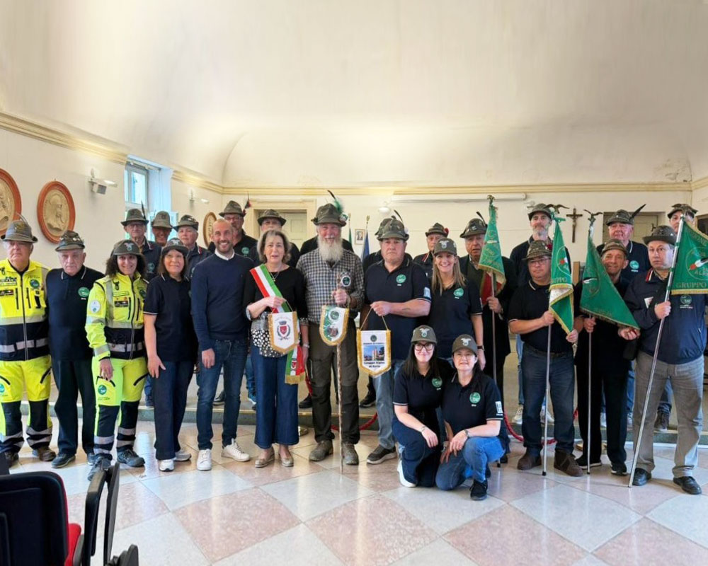 Da Pordenone a Genova a piedi passando da Zevio per partecipare all'Adunata degli Alpini