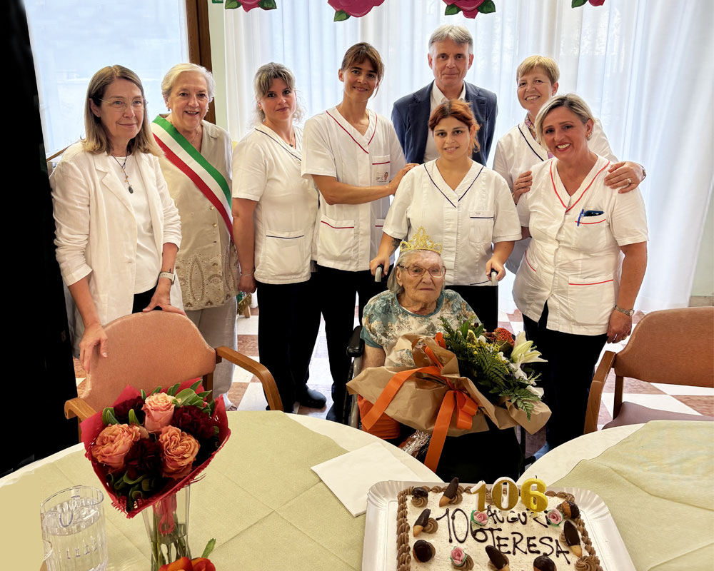 106-anni-Teresa-Mastantuono-Villa-Italia 106 anni di Teresa Mastantuono ospite a Villa Italia a San Giovanni Lupatoto