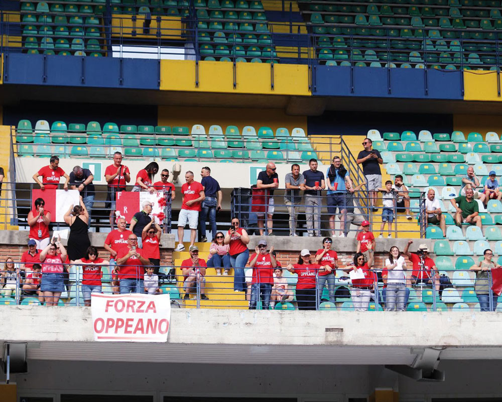 Ai tifosi dell'Acd Oppeano il premio “Tifoseria Eccellente” al Trofeo Città di Verona