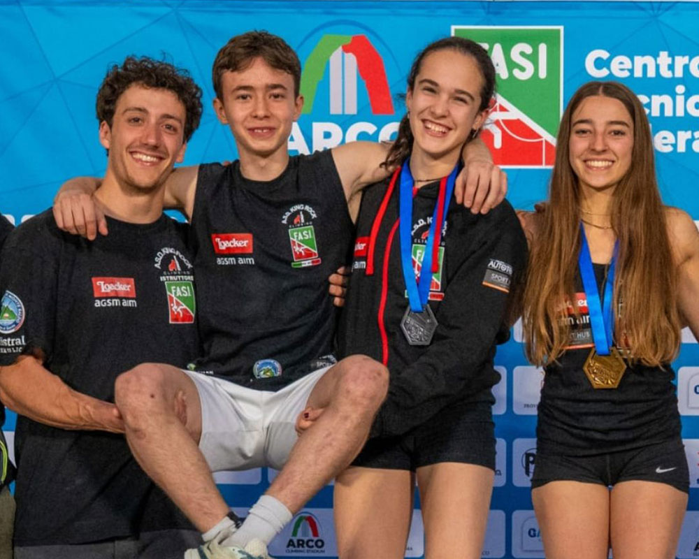 Asd-King-Rock-Climbing-mondiali-giovanili Tre atleti Asd King Rock Climbing ai mondiali giovanili di Arco