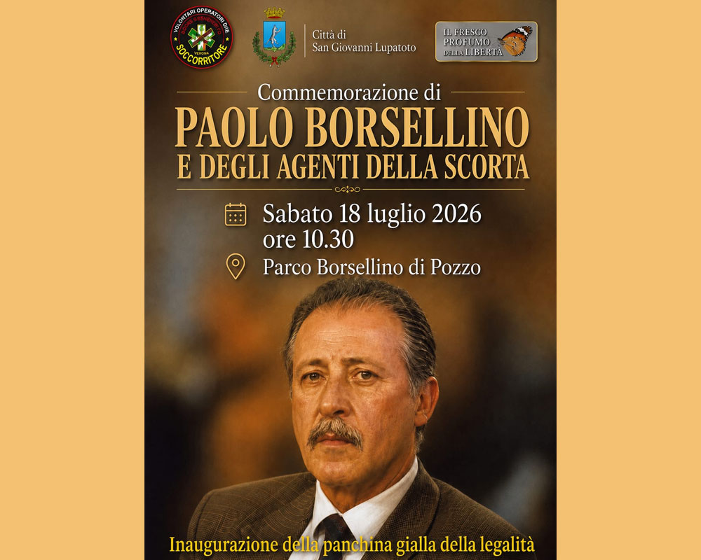 Commemorazione-Paolo-Borsellino Commemorazione del magistrato Paolo Borsellino a Pozzo di San Giovanni Lupatoto