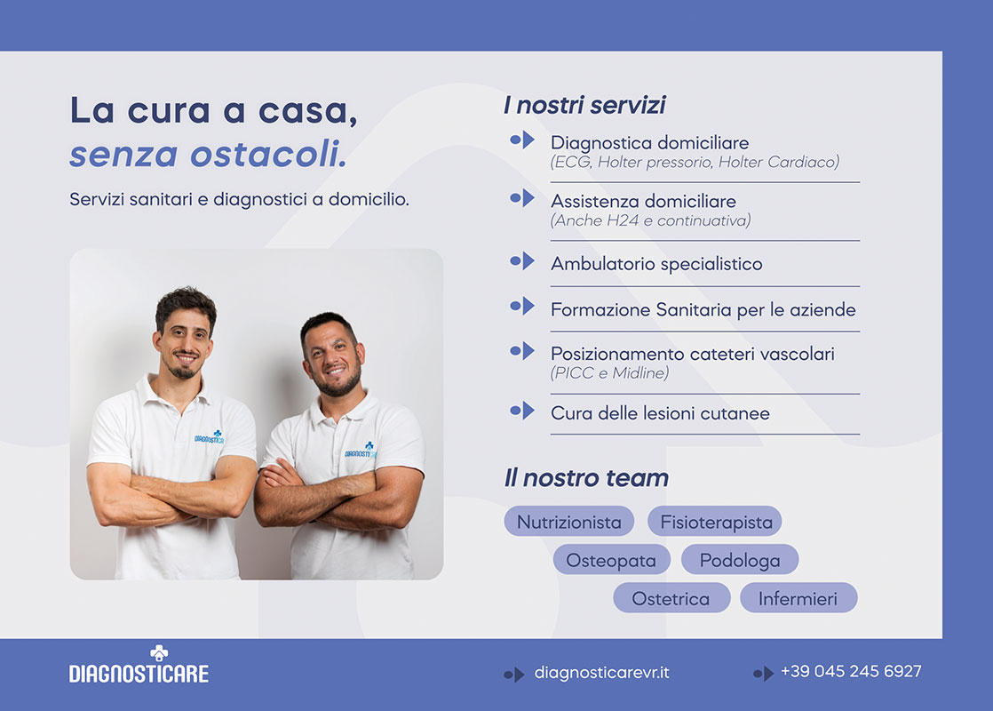 DiagnostiCare-Verona DiagnostiCare: assistenza domiciliare e nuovo ambulatorio specialistico