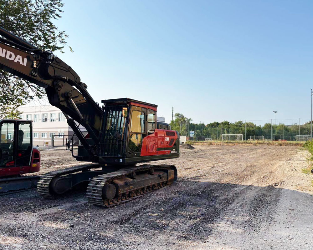Al via i lavori per il nuovo parcheggio di viale Olimpia