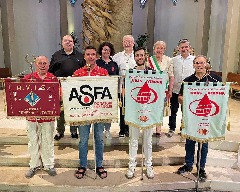 Avis-Asfa-Fidas-Giornata-Mondiale-del-Donatore Celebrata la Giornata Mondiale del Donatore con le associazioni lupatotine di Asfa, Avis e Fidas