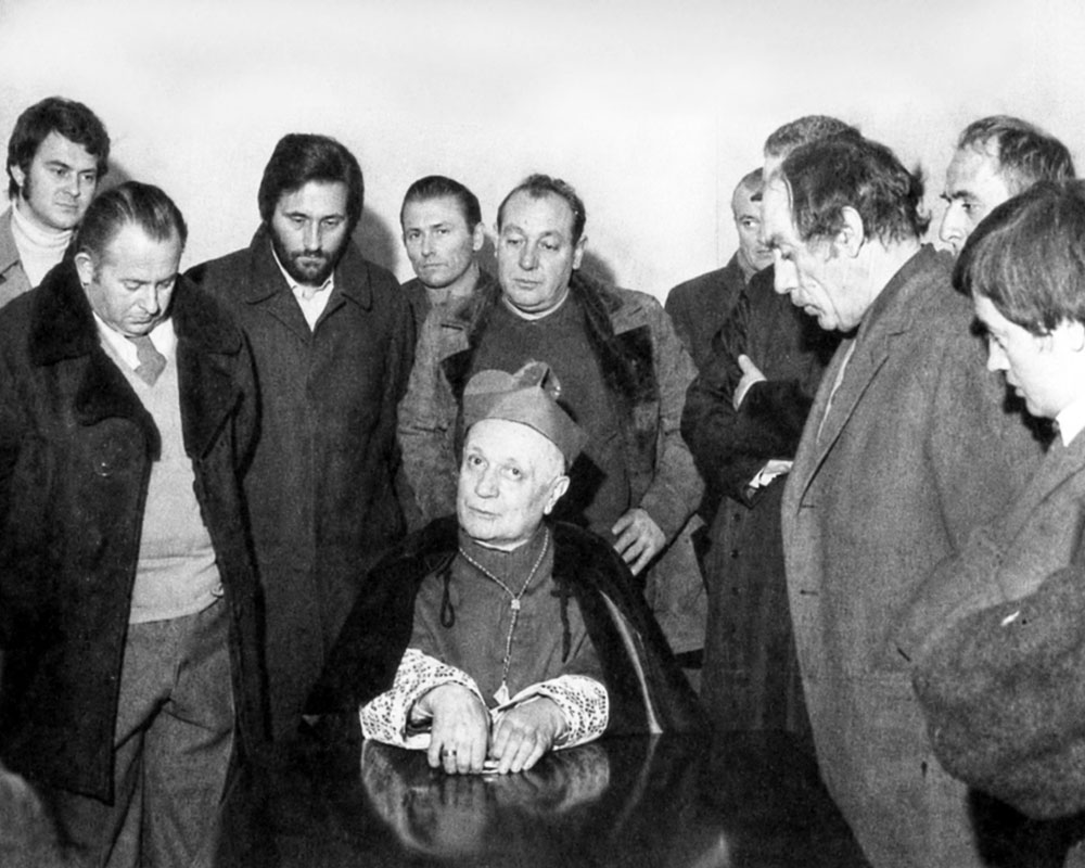 Come-eravamo-San-Giovanni-Lupatoto-Vescovo-Carraro-alla-Saifecs Il Vescovo Giuseppe Carraro alla Saifecs. Foto di Fulvio Mazzi