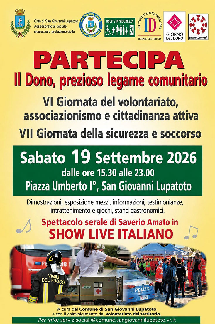 Partecipa-San-Giovanni-Lupatoto Partecipa, una giornata dedicata al mondo del volontariato