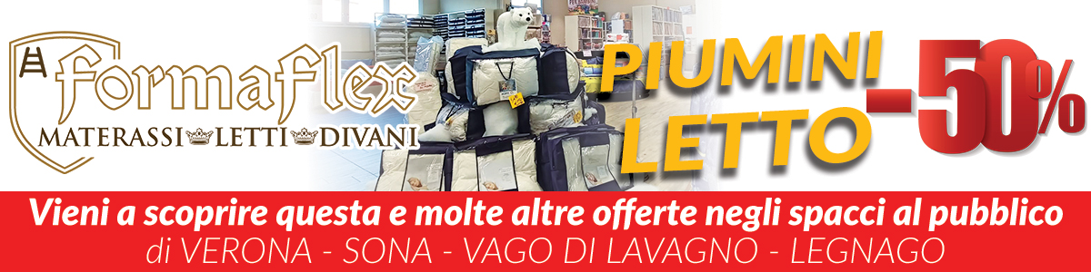 Formaflex Verona piumini letto 50%