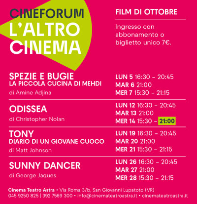 Cineforum Teatro Astra San Giovanni Lupatoto